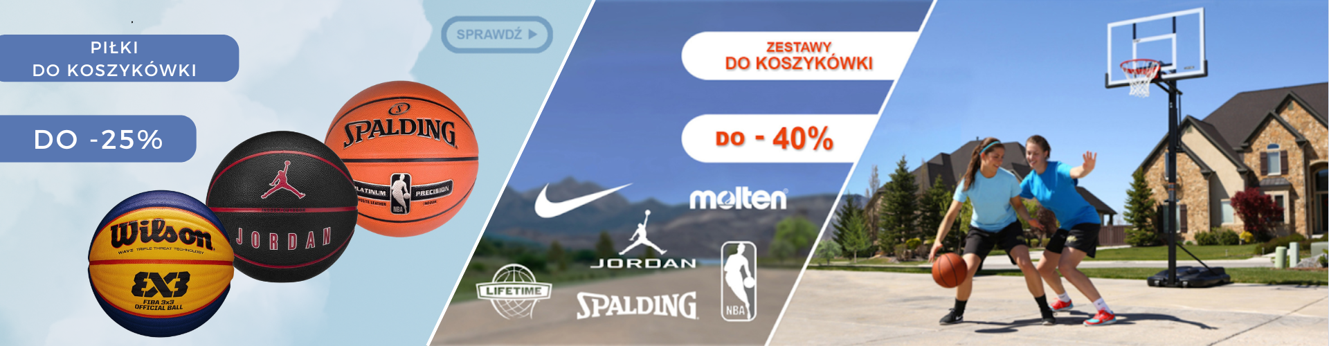 Zestawy do koszykowki na Majowke